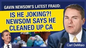 Gavin Newsom Makes False Claims About CA’s Trash Problem