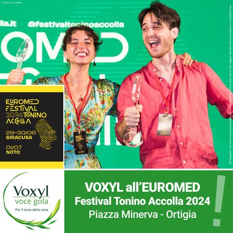 Voxyl Voce Gola al “Premio Tonino Accolla 2024”