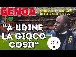 GENOA - A Udine la prima trasferta di VIEIRA: "Dobbiamo migliorare ovunque. LEALI resta titolare"