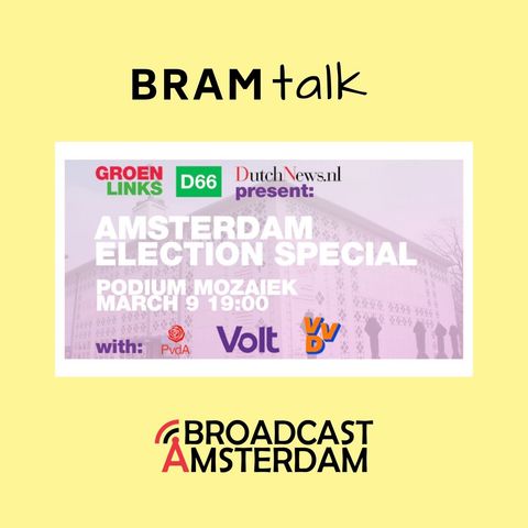 Listen back to the Amsterdam Election Special in English event | March 2022