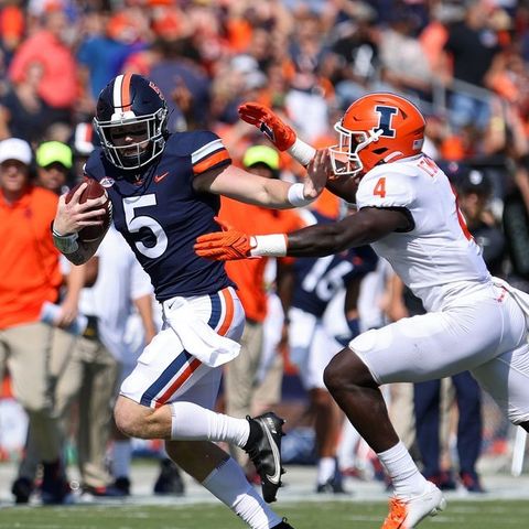 #169 Illinois football vs Virginia, Week 2 CFB with Coach West and Brad Miller