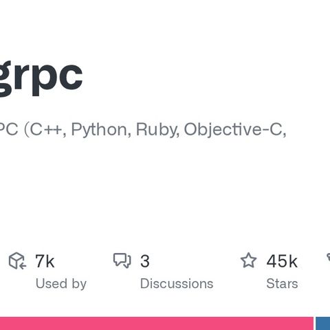 GitHub - grpc/grpc: C++ based gRPC (C++, Python, Ruby, Objective-C, PHP, C#)