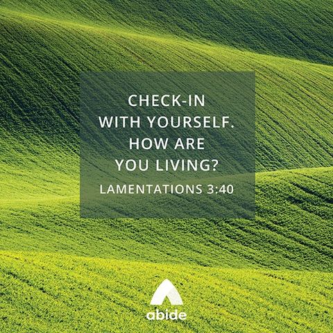 Examine How You Live