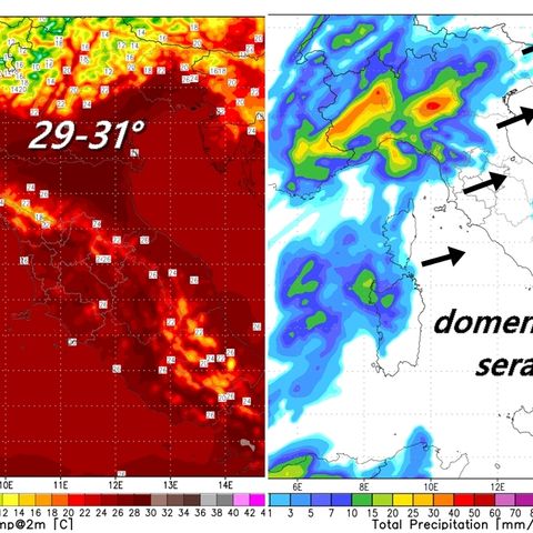 Previsioni meteo 6-8/09, torna il sole ma con perturbazioni in agguato da domenica sera