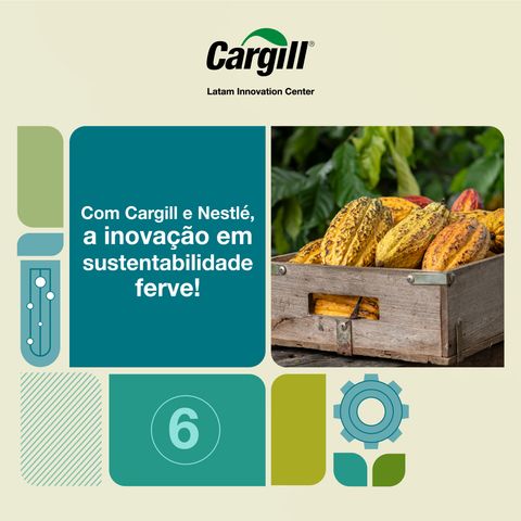 6. Com Cargill e Nestlé, a inovação em sustentabilidade ferve.
