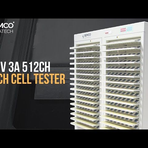 5V 3A 512-Channel Pouch Cell Tester by SEMCO