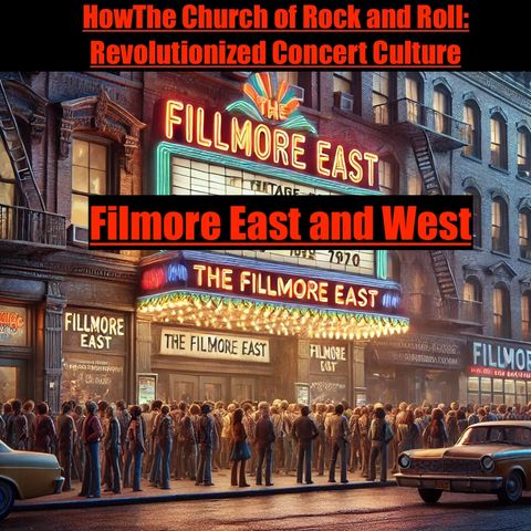 Filmore East and West:How The Church of Rock and Roll Revolutionized Concert Culture