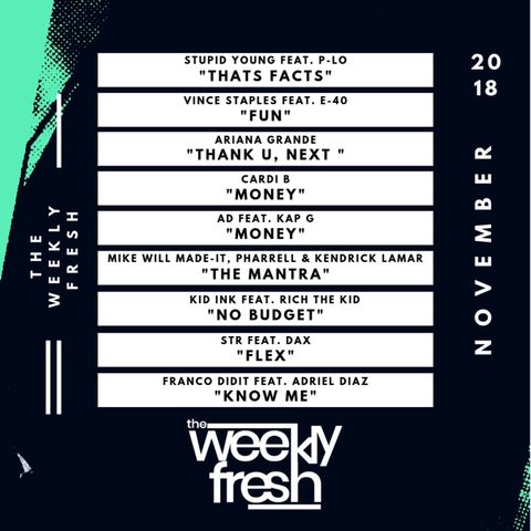 The Weekly Fresh w/ The Kid Angel 11.18.18