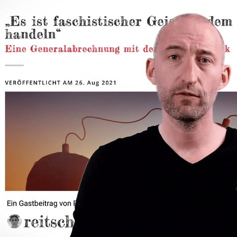 "Es ist faschistischer Geist...", Gastbeitrag auf reitschuster.de