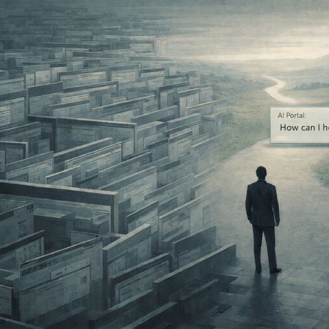 Microsoft Was Considered Invincible - Now AI Reprices Interface Complexity
