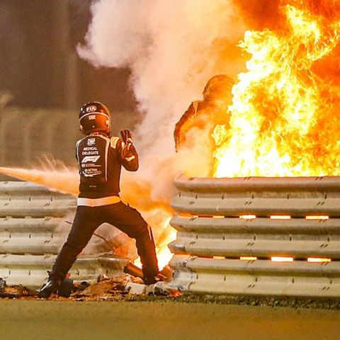 Romain Grosejan, el piloto que sobrevivió a un infierno