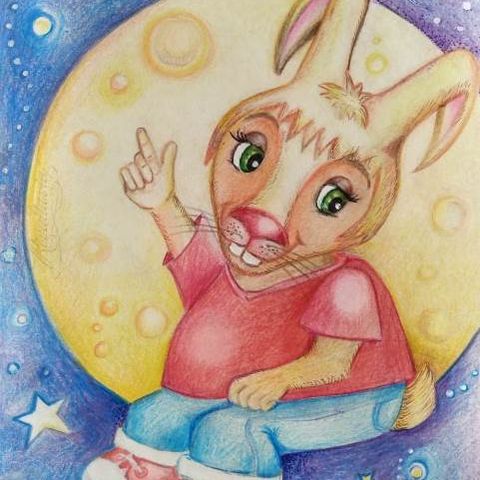 Cómo llegó el conejo a la luna - Cuento Infantil