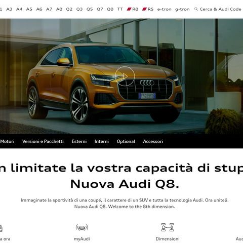 1167 Auto: Audi q8 ibrida e e-tron elettrica