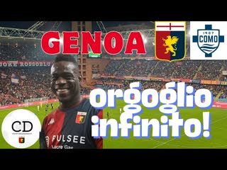 GENOA orgoglio infinito pure col Como. Passo indietro rispetto a Parma ma più di così non si può