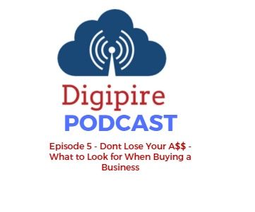 Episode 5 May 14, 2019 Don't Lose Your A$$ - What to Look for When Buying an Online (Internet) Business