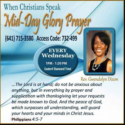 Mid-Day Glory Prayer With Rev. Gwen: God's Unconditional Love! pt 4