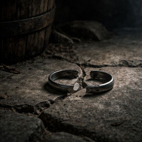 Ring snaps cellar — The Robber Bridegroom