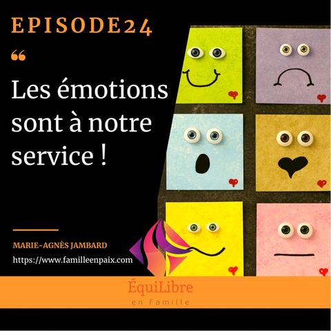 Episode 24 - Les émotions sont à notre service !