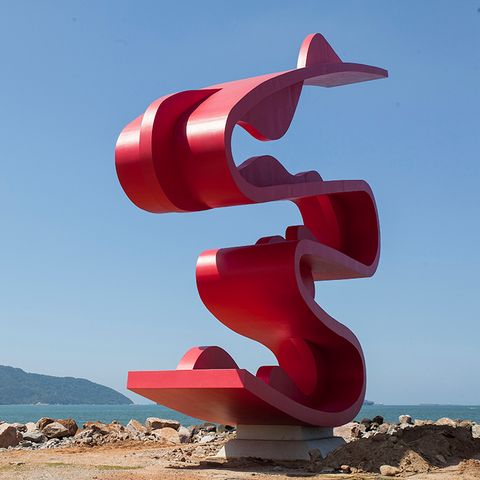 02 Sem título - Escultura Parque do Emissário Submarino - Praia José Menino - Santos - 2008 - Escultura