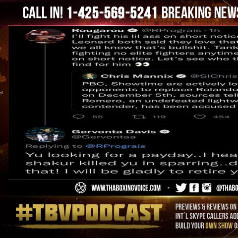 ☎️Gervonta Davis “You Want a Payday” To Regis Prograis Who Offers to REPLACE Romero❗️