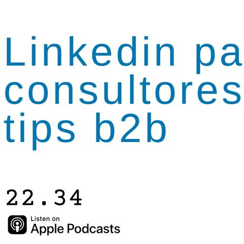 Tips B2B y un ebook para consultores