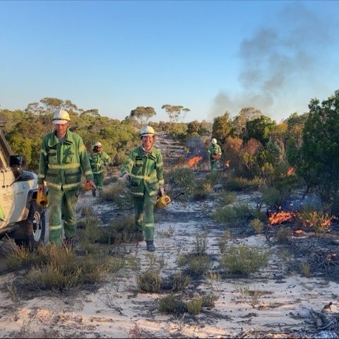 Nathan Christian, senior forest fire management officer based in Mildura on north western Victoria planned burns in autumn 2022