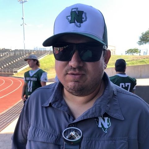 Normangee Coach Danny Mitchell