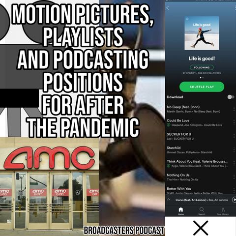 Motion Pictures, Playlists and Podcasting Positions For After The Pandemic BP071020-130