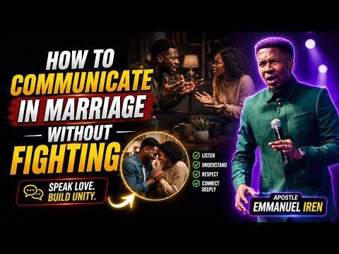 How To Communicate In Marriage Without Fighting | Emmanuel Iren #couple #love #viral #marriage