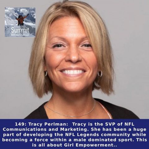 Tracy Perlman: Tracy is the SVP of NFL Communications and Marketing.  She has been a huge part of developing the NFL Legends community while