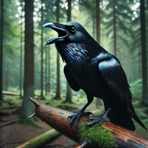 Can ravens really chat like parrots?