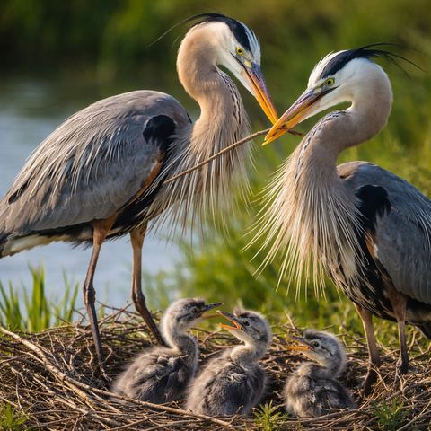 The Great Blue Heron