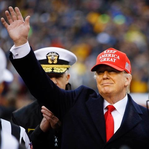 Episode 10 Trump greeted with cheers at 120th Army-Navy game #RULES #GoRight with Peter Boykin