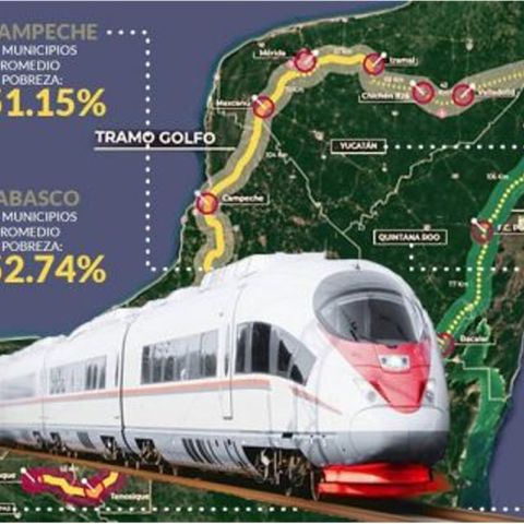 El 40 % del trayecto del tren maya será eléctrico, informo el Fondo Nacional de Turismo