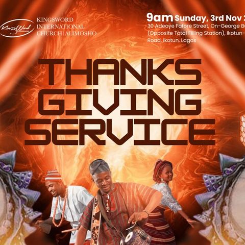 Thanksgiving Sunday | 3rd Nov. 2024