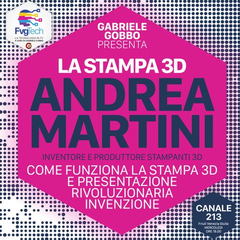 21 - Stampa 3D e invenzione rivoluzionaria. Ospite Andrea Martini