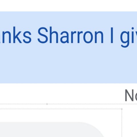 Sharron had sent him a text.