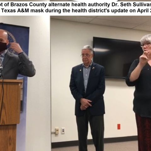 Brazos County health district update, April 27 2020