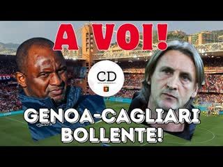 GENOACAGLIARI la prima senza GILARDINO, la prima con VIEIRA. E il ritorno di NICOLA al FERRARIS!