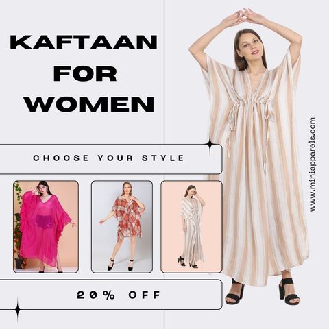 Luxurious Kaftan for Women Mini Apparels' New Arrivals