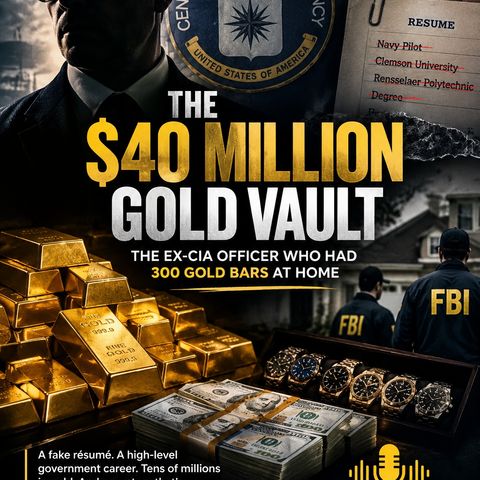 The $40 Million Gold Vault: The Ex-CIA Officer Who Had 300 Gold Bars at Home