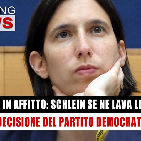 La Schlein Se Ne Lava Le Mani: Il Pd Va In Tilt!