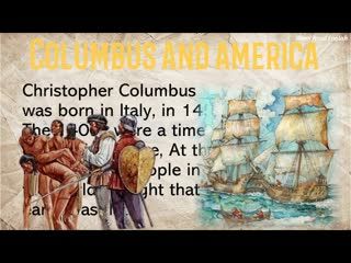 06. Learning English through story - An amazing story - Columbus and the new world - Interesting Story