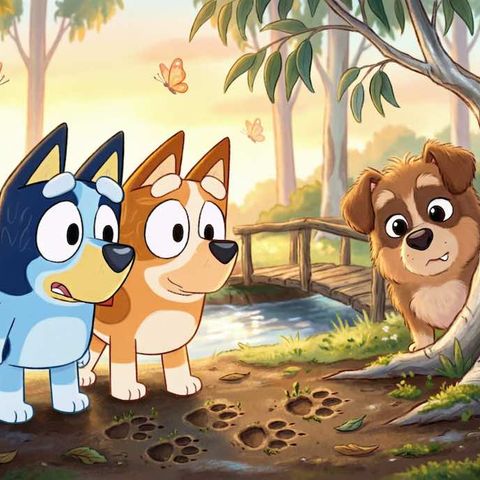 Bluey en el Bosque 💙 cuento infantil de amistad y aventuras