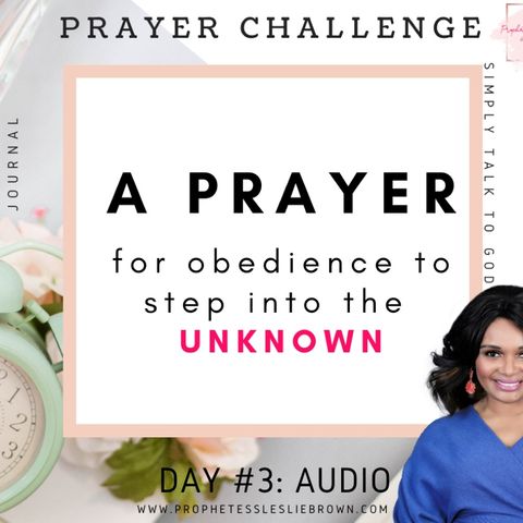 Day #3: A Prayer for Obedience