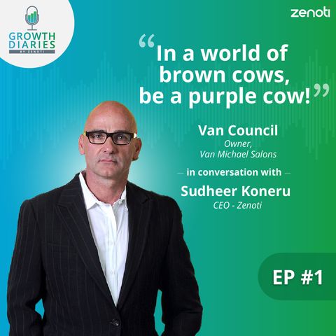 Van Council differentiates his brand using the "purple cow" concept