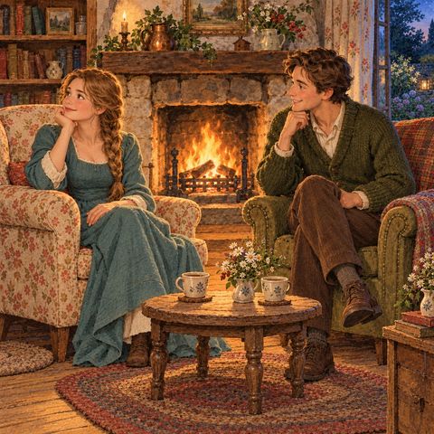 A Fireplace Interview with Rapunzel