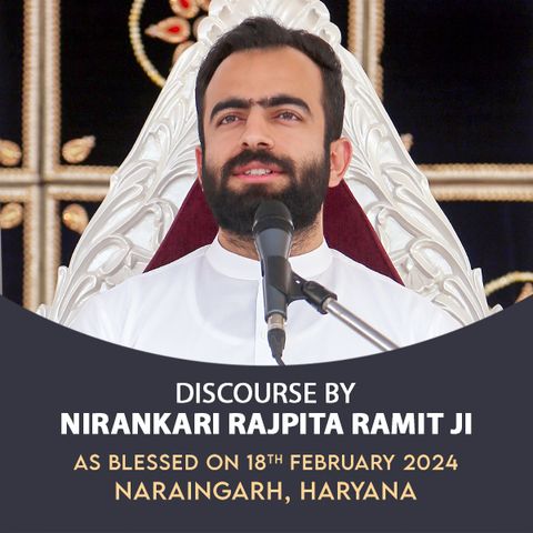 Narayangarh HR, February 18, 2024: Discourse by Nirankari Rajpita Ji