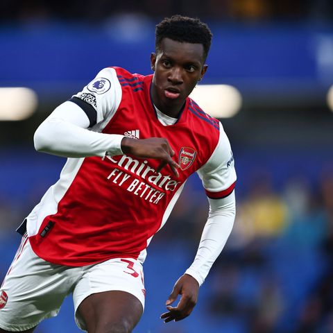 Eddie Nketiah Leads The Line | Arsenal v Man United Predicted XI | Team Predictor ft Bailey & Umar