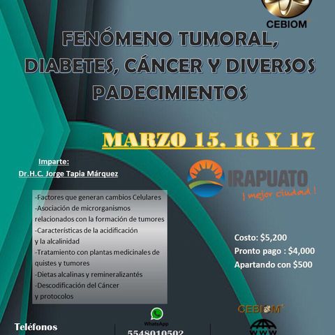 Introduccion clase Fenomeno Tumoral Irapuato 2019